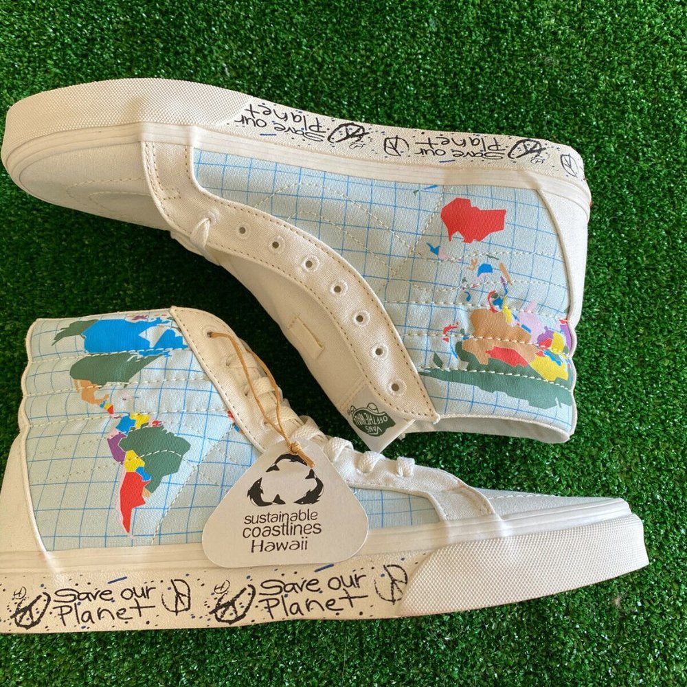 Vans Sk8-Hi Reissue Save Our Planet Classic white - Picture 2 of 8